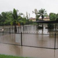 There is a pool under there somewhere...